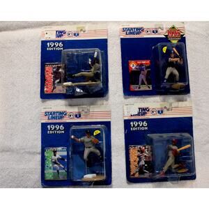 Lot of 4 Starting Lineup Baseball Figures 1995 and 3 1996